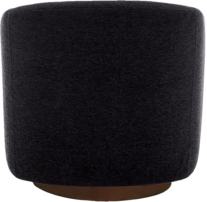 MINCETA Accent ChairModern Swivel Chairs for Living Room and Bedroom Reading with Wood BaseSet of 2Performance Fabric in Charcoal Gray