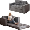 YOSHOOT Loveseat Sleeper Sofa55 Convertible Sofa Bed Couch Futon Couches for Living Room3-in-1 Pull Out Floor Couch with Reclining Backrest and Pillows