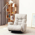 Adjustable Head and Waist Game Chair Lounge Chair in The Living Room 360 Degree rotatable Sofa ChairRotatable seat Leisure Chair Deck Chair
