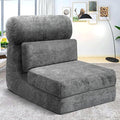 Folding Sofa Bed Floor Couch for Adults Chair Bed Convertible Sleeper Chair with Back Support Washable Cover Deep Seat Sleeper Couch for Living Room