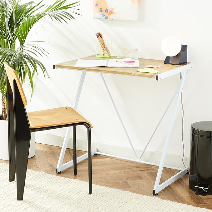 Urban Lifestyle Z-Shaped Student Desk Wood