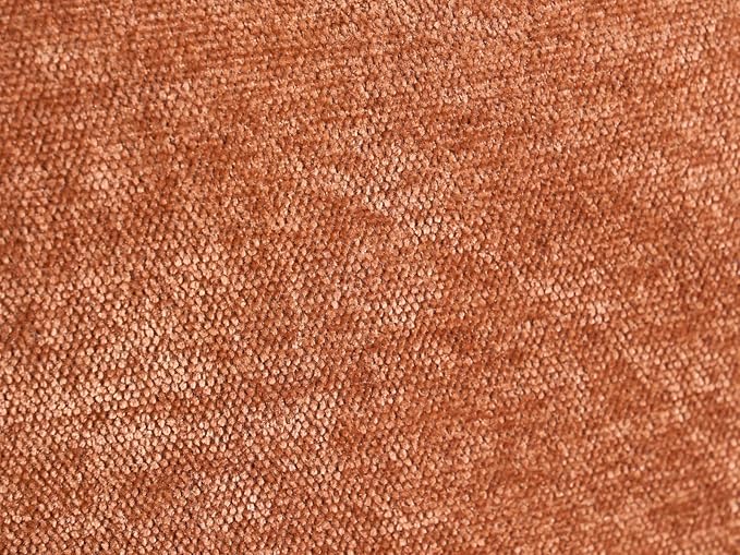 Modern Barrel Accent Chair Mid-Century Beige Chenille Fabric Armchair for Living Room Comfy Upholstered Reading Accent Chairs Single Sofa Chair for Bedroom Waiting Room Office1 PCS Orange