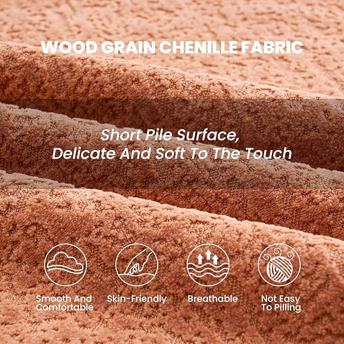 65 Curved LoveseatDeep Seat Cloud Floor Couch with 3 BackrestCozy Chenille FabricSmall Loveseat for Small SpacesBedroomOfficeApartment (Coral 65 Inch)