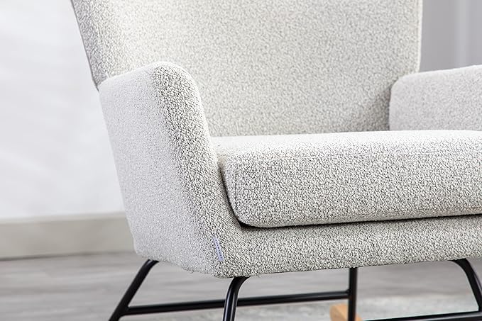 Fish Tail Living Room Comfortable Rocking Chair Living Room Chair