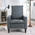 Adjustable Recliner Chairs for Adults Modern Fabric Push Back Recliner with Cup Holder and Phone Holder for Living Room (Gray)
