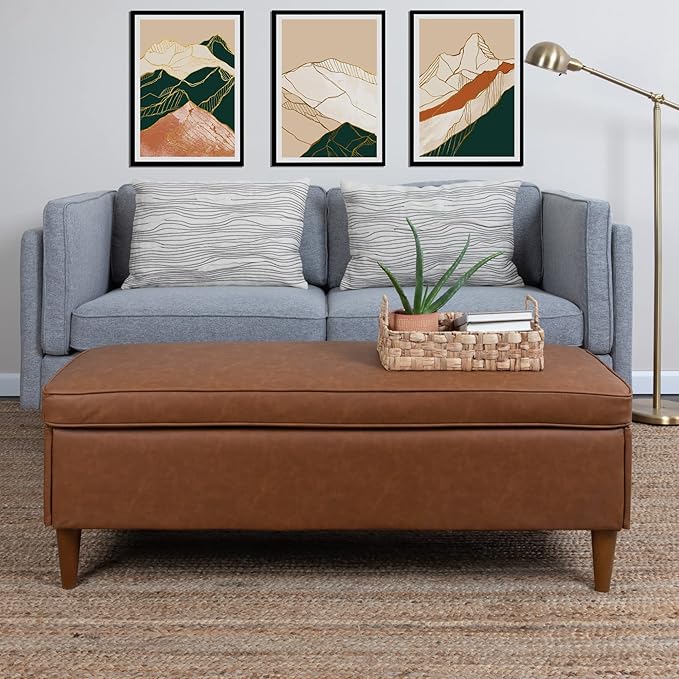 Creative Co-Op Atley High Sided Sofas Mid-Century Grey