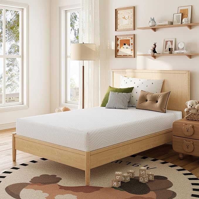 MLILY Full Mattress in a Box 6 inch Mattresses for Platform Bed Double Size Daybed Bunk Memory Foam Medium Firm