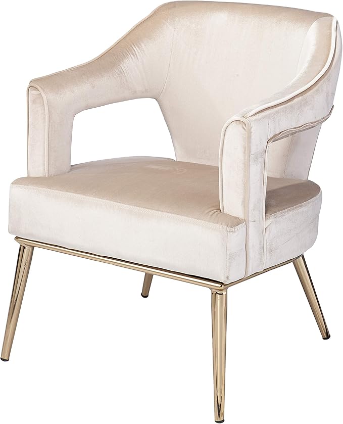SEI Furniture Eldermain Upholstered Accent Chair Beige