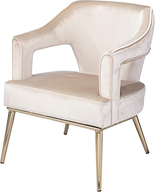SEI Furniture Eldermain Upholstered Accent Chair Beige