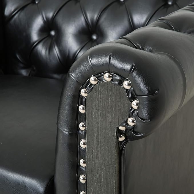 Christopher Knight Home Castalia Club Chair Pine Midnight Black + Dark Brown