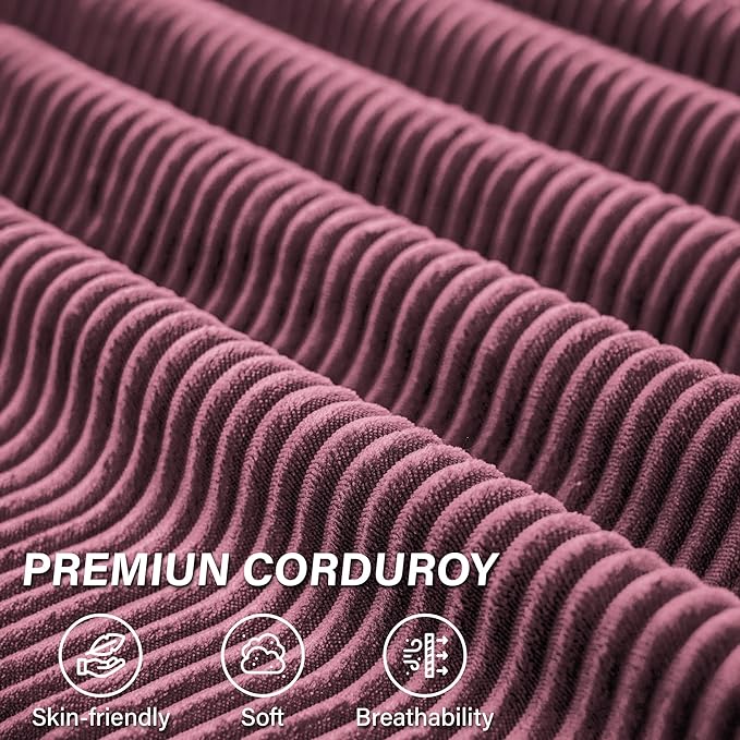 Compression Sofa - 78''Convertible Floor Sofa Bed - with Pillow Back Support Armrest - Comfy Foldable Sofa Bed Compressed Sofa in Box - Corduroy Fabric - for Living Room Bedroom - Burgundy