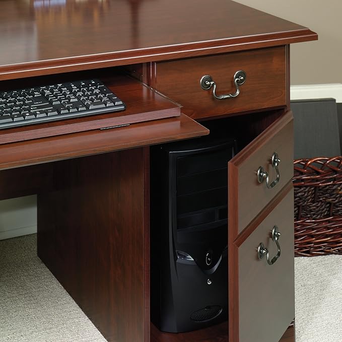 Sauder Heritage Hill Computer Desk Classic Cherry finish