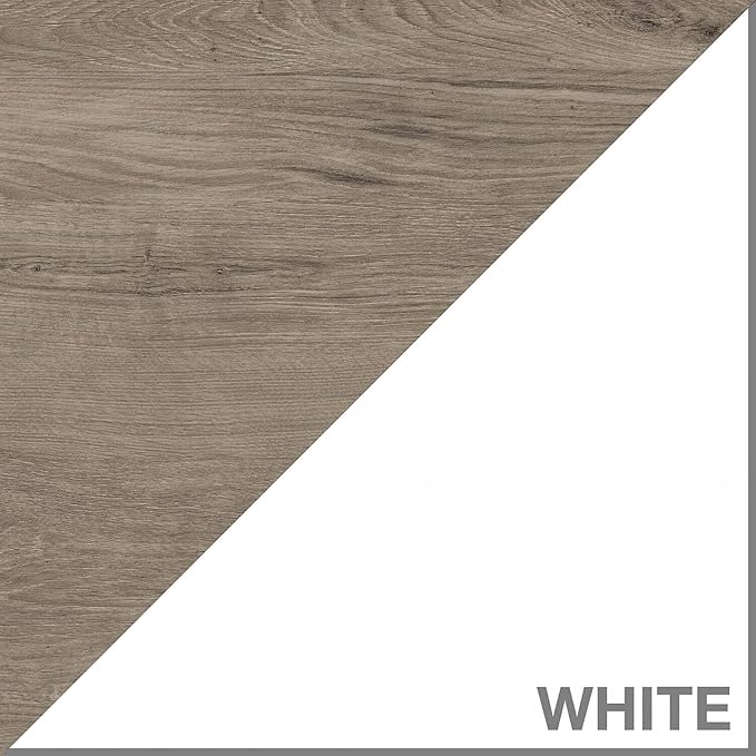 Bush Furniture Mayfield 60W L Shaped Computer Desk with Storage in Pure White and Shiplap Gray Table for Home Office Workspace