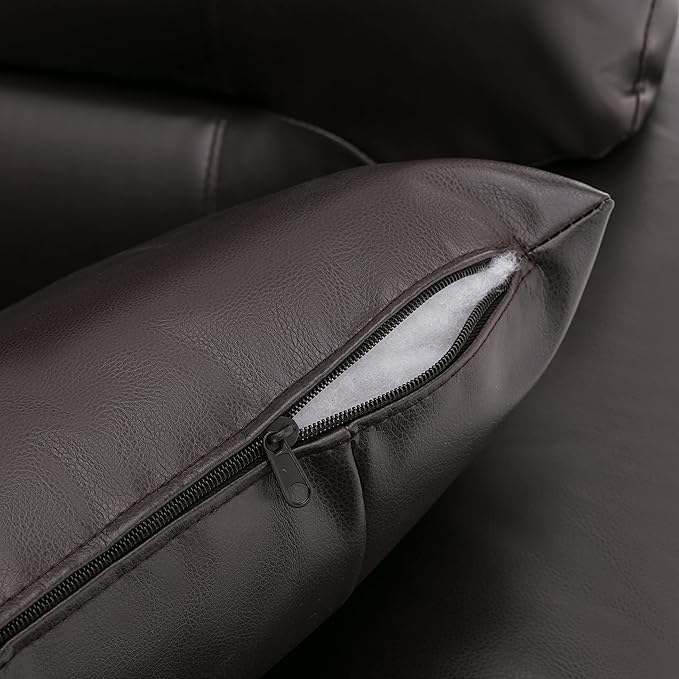 Morden Fort Faux Leather Sofa Couch Modern Luxury and Comfy Furniture Sleeper Couches for Living Room Apartment Office Lounge Room