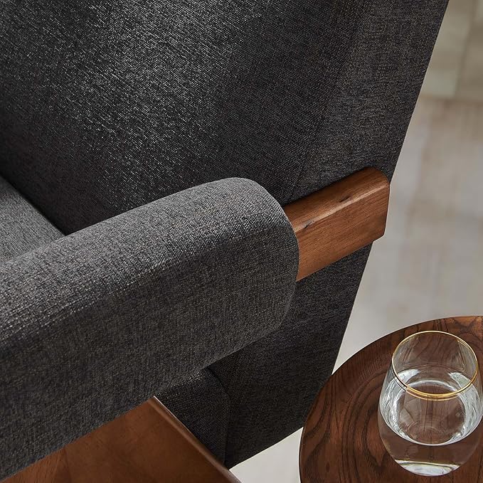 Modway EEI-6503-HDG Lyra Fabric Armchair Dark Gray Fabric