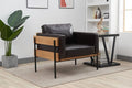 Living Room PU Leather Leisure Sofa Chair Soft and Comfortable Leisure Armchair