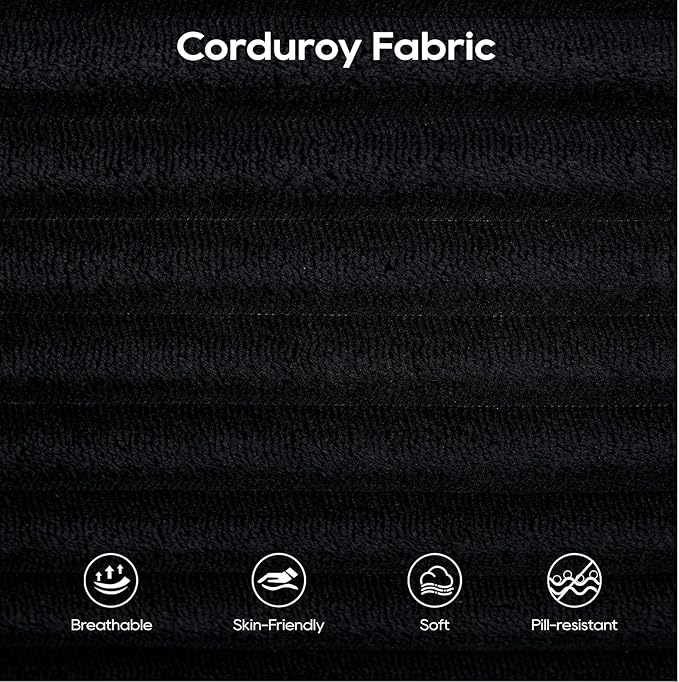 Black Cloud Couch 72 Chenille Loveseat Sofa 2-in-1 Floor Folding Sofa Bed Modern Comfy Sofa with 26 Deep Seat Soft Cushions for Living Room Apartment Office (Black)