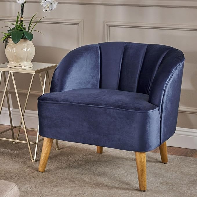 Merax Club Accent Chair with Backrest Arm Reading Lounge Lazy Side Sofa Seating for Living Room Corner Bedroom Dorm