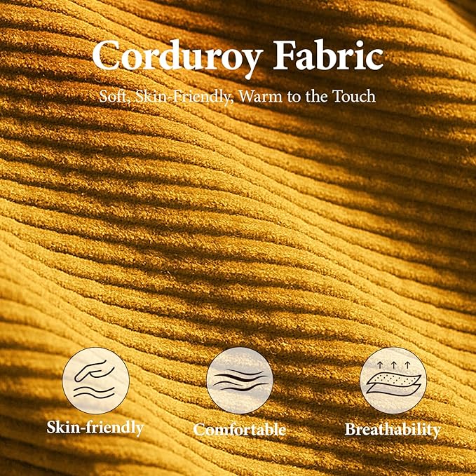 Convertible Floor Sofa Bed Corduroy Modular Floor Couch with Pillow Comfy Modern Sofa Convertible Folding Couches for Living Room Bedroom