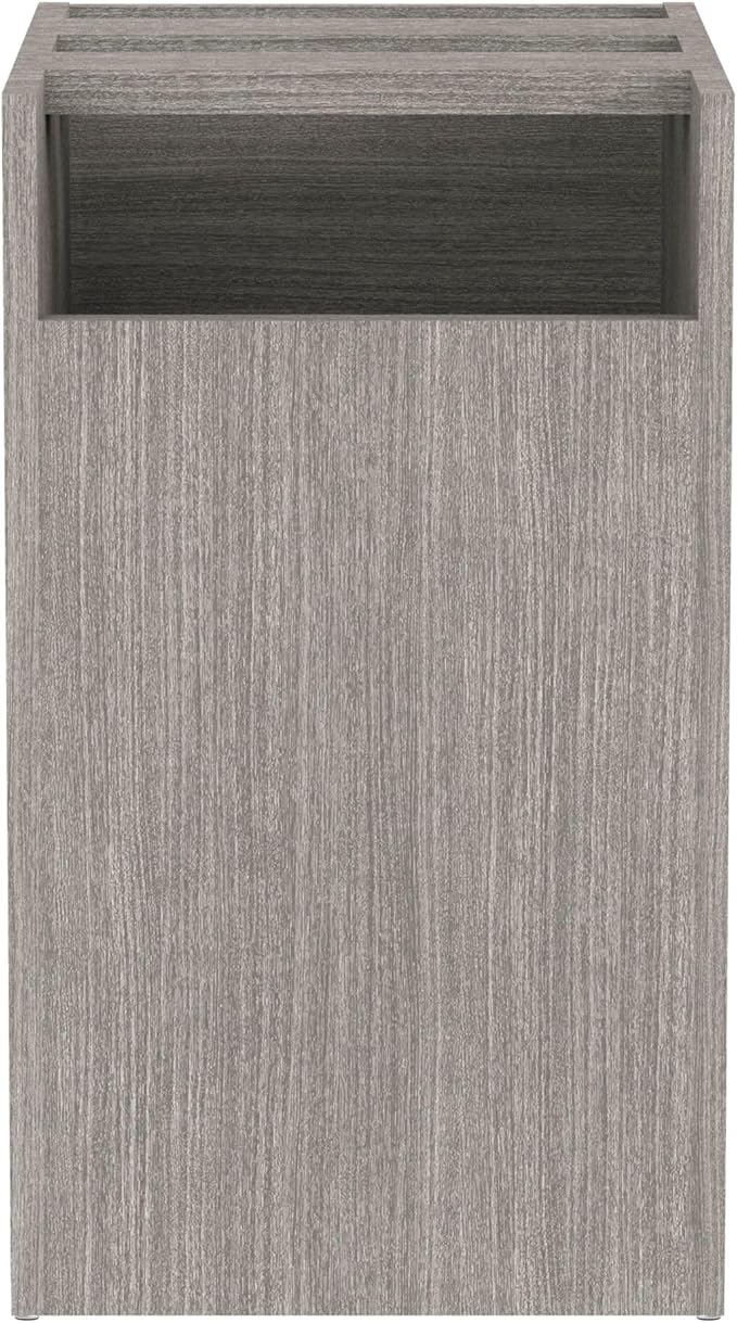 Alera Alera Valencia Series Full Pedestal File Left or Right 2 Legal/Letter-Size File Drawers Gray 15.63 x 20.5 x 28.5