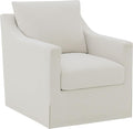 Coaster Home Furnishings - Winter - Wood - Upholstered Accent Chair with Sloped Arms Removable Seat Cushion and 360-Degree Swivel - Living Room - Beige - 904133