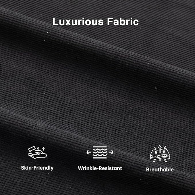 JAMFLY 3-Seat Reversible L-Shaped Sectional Sofa with Convertible Ottoman Modern Upholstered Fabric Couch for Small Living Rooms Apartments &amp Studios Black