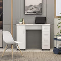 Home Office Computer Desk Table with Drawers White 41.73‘’L 17.72''W 31.5''H