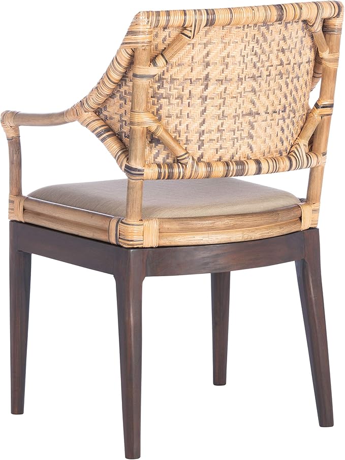 SAFAVIEH Home Collection Carlo Arm Chair Honey