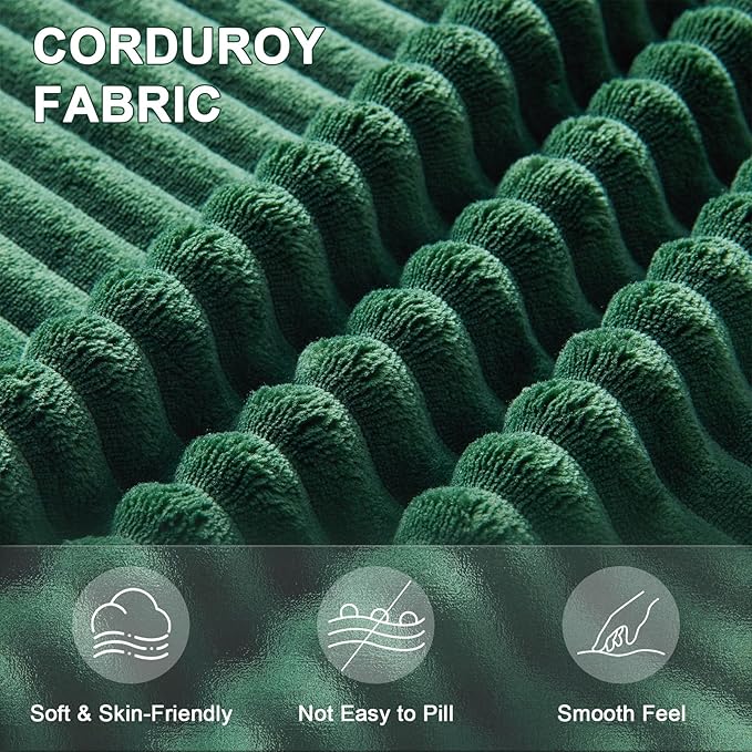 112 Cloud Sectional Couch Boneless couches for Living Room L Shaped Couch with Convertible Ottoman Modular Sectional Sofa with Deep Seat Comfy Soft Cushions No Assembly Green