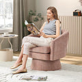 Swivel Accent Chair 360° Chenille Swivel Lounge Reading ChairModern Single Sofa Lounge Armchair Club Chair with Storage Space for Living Room Bedroom Office