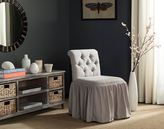 Safavieh Mercer Collection Allie Taupe Vanity Chair
