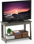 Furinno BEGINNING TV Stand 2-Tier Entertainment Center with Open Shelf TV Console for TV up to 36 Inch for Living Room Bedroom French Oak