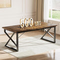 70.9-Inch Executive Desk Heavy Duty Industrial Home Office Desk with Easy Assembly Modern Large Computer Desk for Home Office Study &amp Apartments 500 lbs Capacity