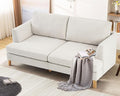 Living&ampGiving 65 W Loveseat Sofa with Extra Deep SeatsLove Seat Couches for Small SpacesMid Century Modern Couch for Apartment2 Seater Couch for Living RoomSmall Sofa for Bedroom