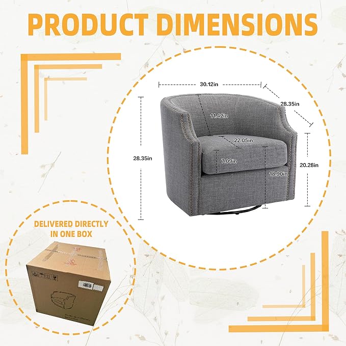 360° Degree Swivel Chair Living Room Chair