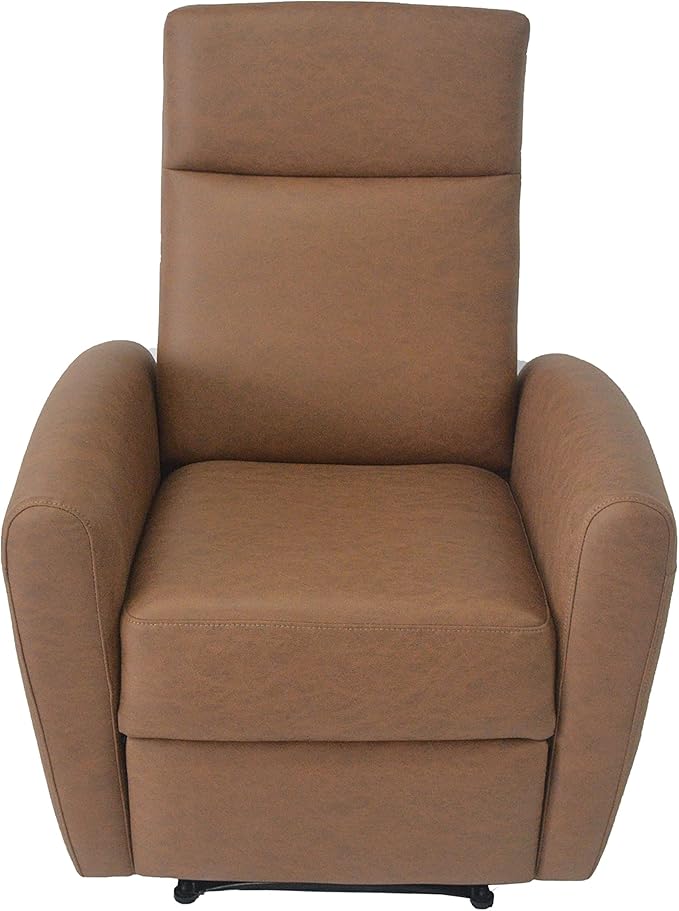 Modern New Coming Reclining Home Theater Leisure Recliner Sofa Modern Living Room Furniture Small Manual Recliner Single Chair for ReadingHome TheaterLiving RoomBedroom Fully Assembled