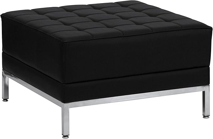 Flash Furniture HERCULES Imagination Series Black LeatherSoft Ottoman
