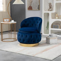 360 Degree Swivel Cuddle Barrel Accent Storage Chairs Round Armchairs with Wide Upholstered Fluffy Velvet Fabric Chair for Living Room Bedroom Office Waiting Rooms