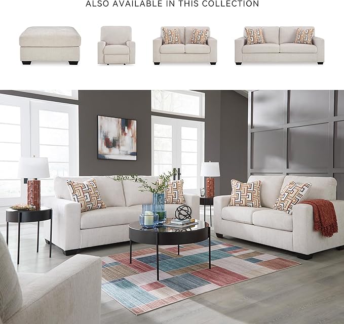 Signature Design by Ashley Aviemore Casual Rocker Recliner Light Gray