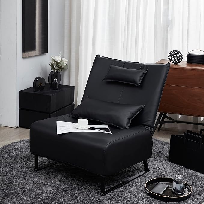 Accent Chair TV Chair Living Room ChairLazy Recliner Comfortable Fabric Leisure SofaModern High Back ArmchairBalcony Study Reading Corner Chair