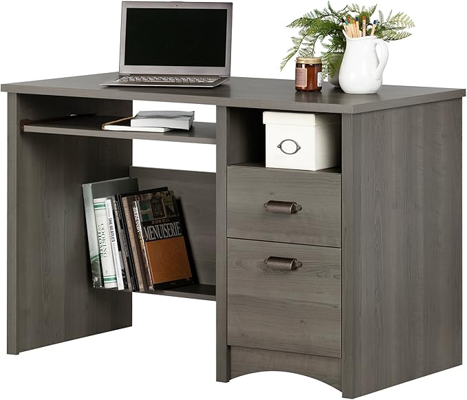 South Shore Gascony Desk Gray Maple