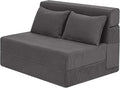 MeMoreCool Boneless Folding Sofa Bed – Corduroy 4-in-1 Convertible Futon Chair Compact Floor Sleeper with Foam &amp Washable Cover 1200 lb Capacity Couch Bed for Small Rooms Dorms Apartments