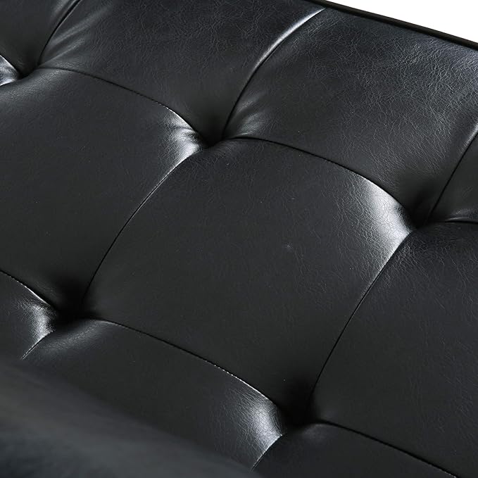 Christopher Knight Home Malinta Sofas Midnight Black + Espresso