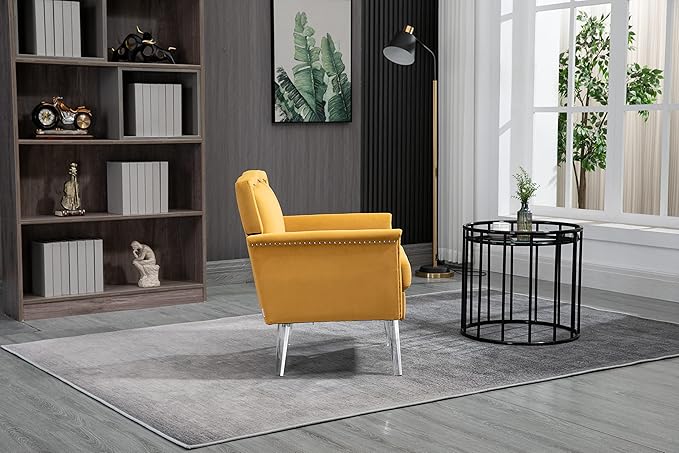 Accent ChairLiving Room Chair/Leisure Single Sofa with Acrylic feet