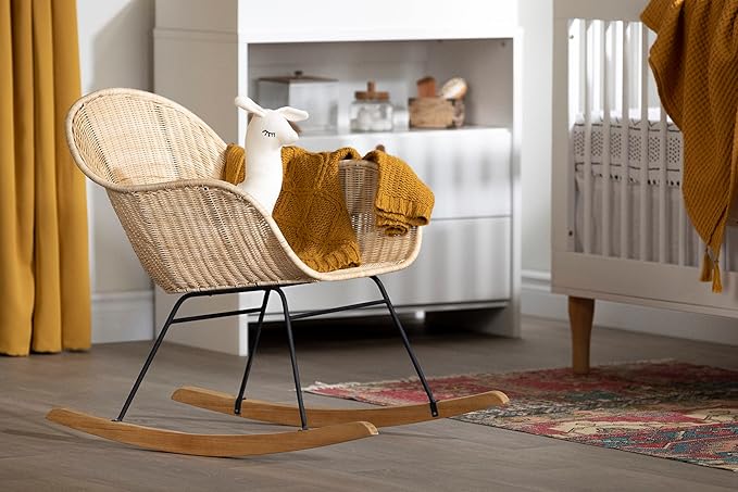 South Shore Balka Rocking Chair Rattan Bohemian Harmony