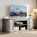 GAOMON 70 Farmhouse TV Stand for 80/75/70 Inch TVsEntertainment Center Storage Cabinets w/Power Outlets and Sliding Barn DoorRustic TV Stands for Living RoomMedia Console Cabinet