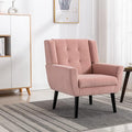 Modern Soft Velvet Material Ergonomics Accent Chair Living Room Chair Bedroom Chair Home Chair with Black Legs for Indoor Home