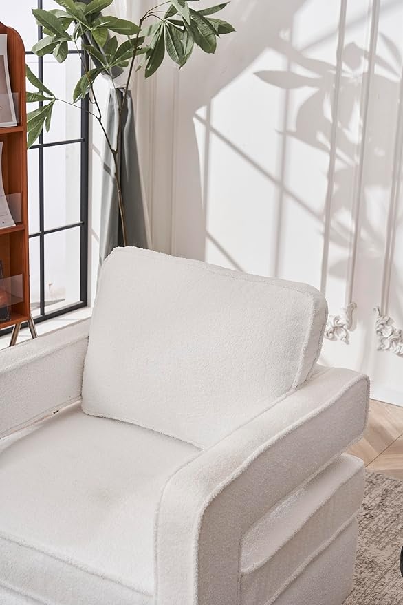 Swivel Barrel Chair for Living Room360 Degree Swivel Club Modern Accent Single Sofa Chair Small Leisure Arm Chair for Nursery Hotel Bedroom Office
