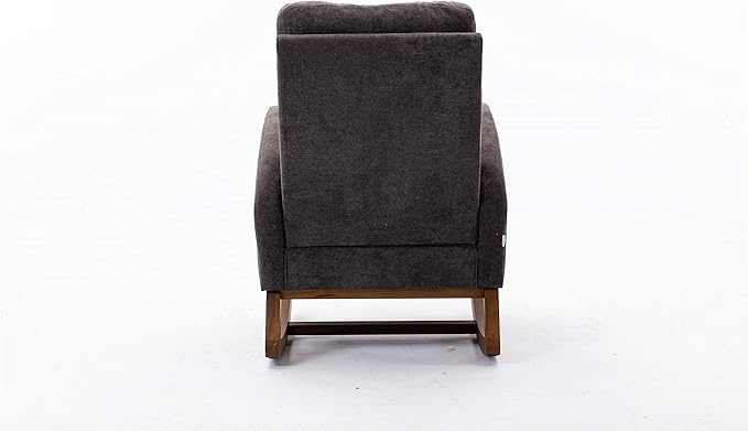 Living Room Comfortable Rocking Chair Living Room Chair Dark Gray