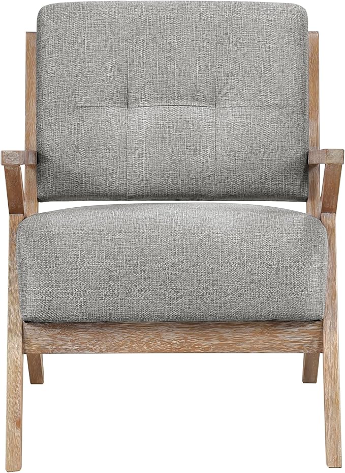 Lexicon Lhasa Fabric Accent Chair Brownish Gray